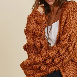 Pom Pom Cardigan